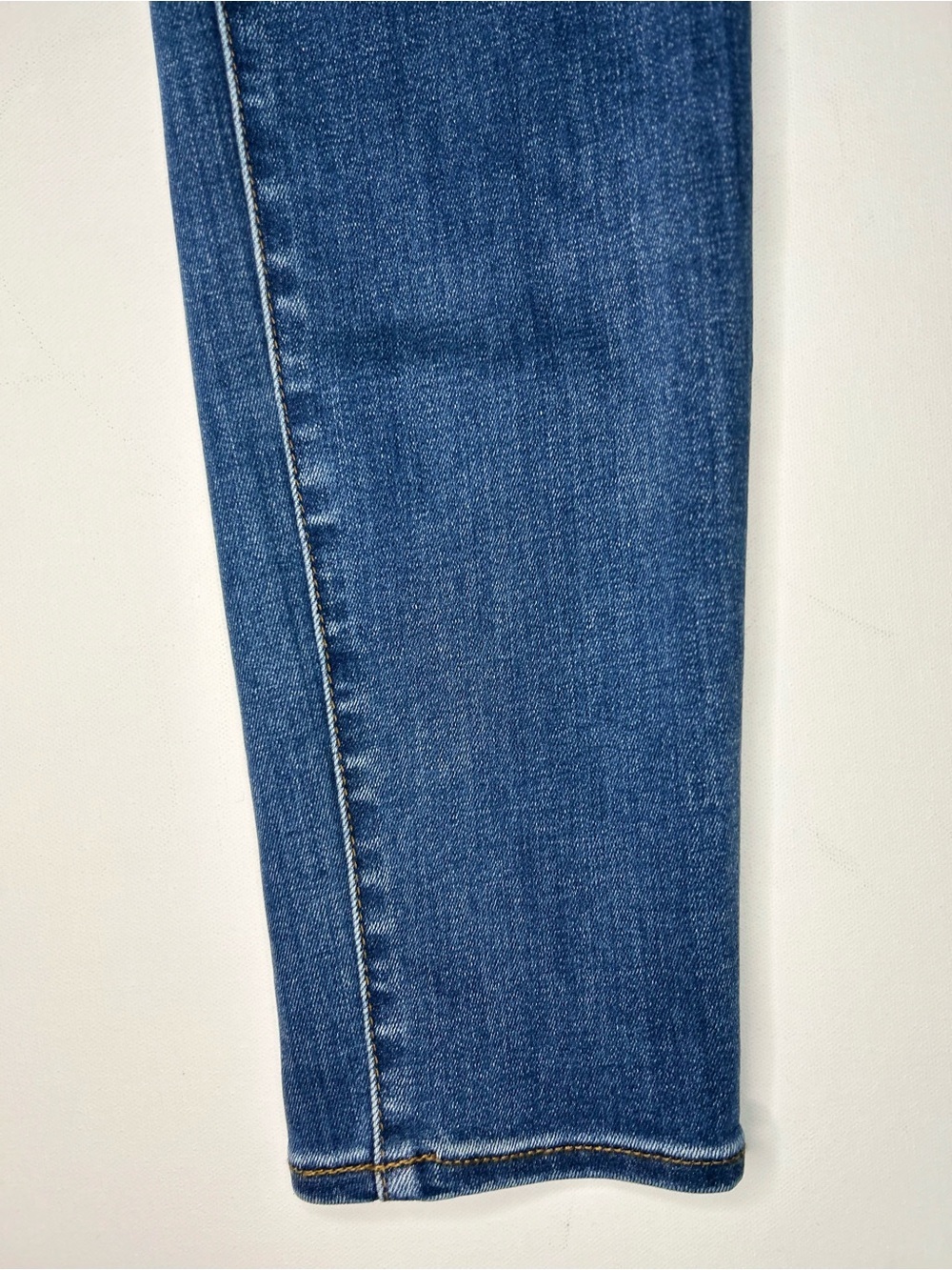 NWT J.Crew 8" Toothpick Tall Skinny Jeans Medium Wash Distressed Size 27T - Picture 6 of 10